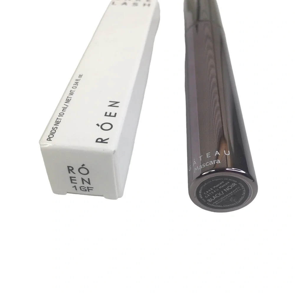 NEW Clean Beauty CAKE Mascara by Roen .34 fl oz black Vegan Cruelty Free